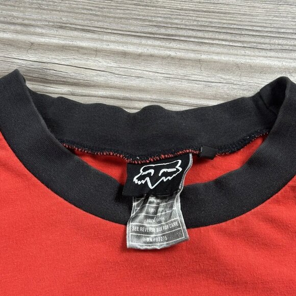 Crazy Vintage Y2K Fox Racing Longsleeve - Picture 4 of 4